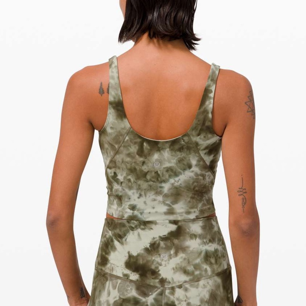 Lululemon Align Tank Top Diamond Dye Olive Green Tank - Picture 2 of 11